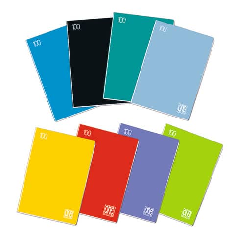 Quaderno Maxi One Color A4 - 100 g/m2 - 24+1 ff - 5 mm - 7185